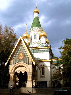 Русский храм в городе София (Болгария)